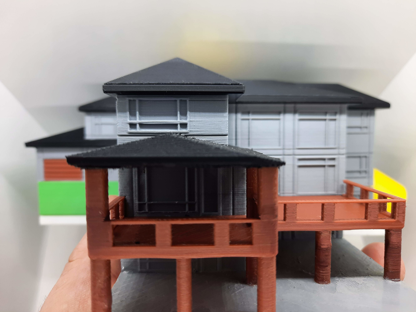 A Desktop Model of Your Home With a Dice Tower Option (Dice Tower Shown)