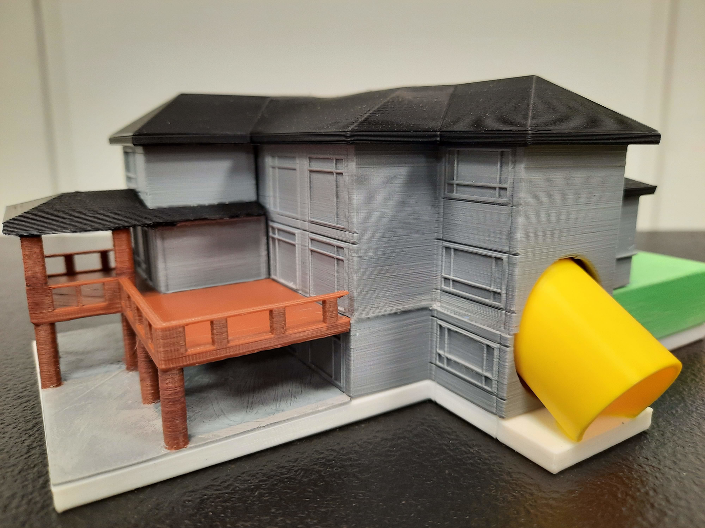 A Desktop Model of Your Home With a Dice Tower Option (Dice Tower Shown)